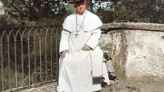RARO vídeo de São Pio X caminhando nos jardins do Vaticano
