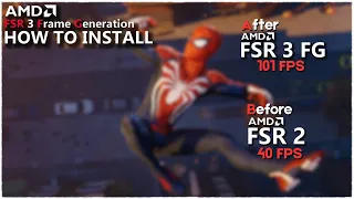 Spider Man Remastered – How to install AMD FSR 3 Frame Generation Mod | Works with all GPU | LukeFZ