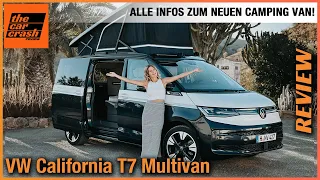 VW California (2024) Alle Infos zum NEUEN Camping Van Concept auf T7 Multivan Basis! Review | Test