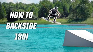 HOW TO BACKSIDE 180! - WAKEBOARD - WAKEBOARDING - KICKER