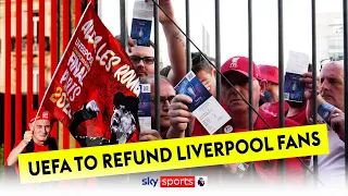 BREAKING: UEFA to refund Liverpool fans for 2022 Champions League final 🚨