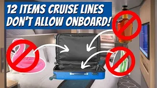 The 12 Items Banned on All Cruises Line - What NOT to Pack on a Cruise!