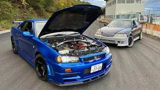 First Drive in my Japan Drift Car + R34 GTR Cruise!