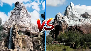 Matterhorn VERSUS Expedition Everest (Disneyland VS Disney World)