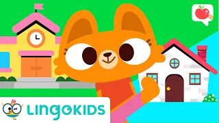 PLACES IN TOWN 📍🏙️ VOCABULARY, SONGS and GAMES | Lingokids