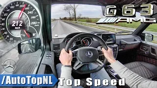 TOP SPEED on AUTOBAHN | Mercedes G63 AMG V8 BiTurbo | by AutoTopNL