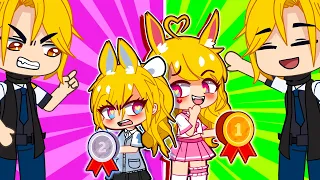 The Endless Competition Between Senpai and Her Sis | Gacha Club | Clap! Snap!