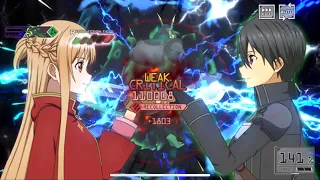 scherzo of deep night Asuna & Kirito Special Partner Bonus sword art online unleash blading