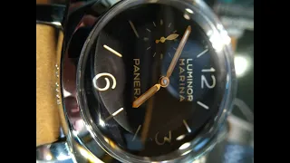 Watch9After10十點九分鐘錶Panerai 沛納海 Luminor Marina 1950 3 Days PAM422沛納海菸草三明治面三日手上鍊男庄腕錶(錶主交流)