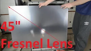 How to get 2000F Solar Power - Burning stuff with a giant 45" fresnel lens -Solar thermal experiment