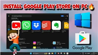 How To Easily Install Google Play Store in Windows 11 PC/Laptop - 2024 | Run Android Apps And Games