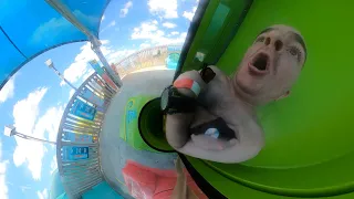 I Plunged 70ft from A Drop Door Water Slide Called Vanish Point