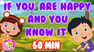 If You Are Happy And You Know It Rhyme |60 Min Non-Stop |Nursery Rhymes & Kids Songs |Bumcheek TV