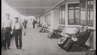 The Titanic Disaster - 1912 (Only with real footage from the time)