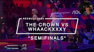 DANCE CHOREOGRAPHER REACTS - Waackxxxy vs. The Crown | Semifinal | Red Bull Dance Your Style 2023