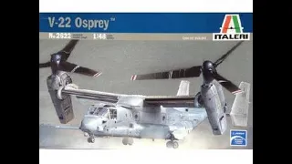 In box review of Italeri V 22 Osprey
