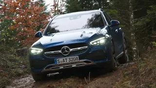 2022 Mercedes C Class C220d 4MATIC All-Terrain Driving Off Road and on the road