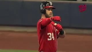 WSH@MIL: Harper singles home Rendon for his 50th RBI