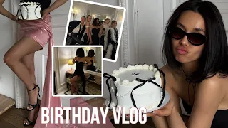 BIRTHDAY VLOG / поиск вечернего наряда, шопинг с подругой и празднование дня рождения