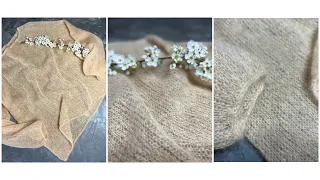 KnitVLOG 20/22 Довязала паутинку😍🙌Немного о планах на вязание 🧶Хочу начать новые процессы☺️