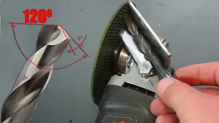 How to sharpen a drill in 30 seconds! With this idea you will become a level 100 master!