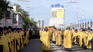 Крестный ход с мощами святителя Иоасафа в Белгороде