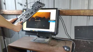 Angry Office Man Destroys Dell All-In-One Computer
