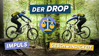 DROP Fahrtechnik | Verhältnis: Impuls vs. Geschwindigkeit | MTB Fahrtechnik Tutorial & Tipps