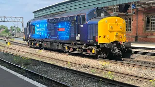 3 CLASS 37s IN 10 MINUTES!! 37800+37405+97302 ALL AT SHREWSBURY ON 12/5/24