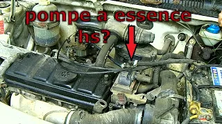 testé une pompe a essence (Peugeot 205)