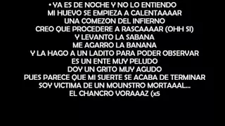 VETE A LA VERSH /  Chancro voraz / letra