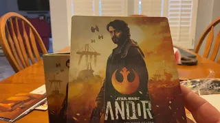 Obi-Wan Kenobi & Andor Steelbook 4k & Bluray Disney Movie Club unboxing 2024