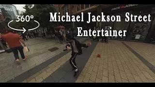360° Michael Jackson Street Entertainer In Belfast City Centre (12/08/17) 8K