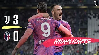 Kostic, Vlahovic and Milik make it 3-0 against Bologna | Highlights