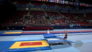 ODINTSOV Aleksandr (RUS) - 2017 Trampoline Worlds, Sofia (BUL) - Qualification Double Mini Routine