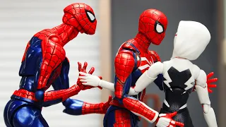 Spider-man vs Carnager Gwen Stacy Fight Stop Motion