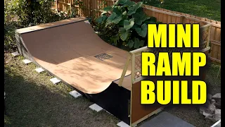 How to build your first Mini Ramp!! | BUILD TUTORIAL