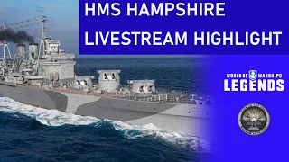 HMS Hampshire - Livestream Highlight - World of Warships Legends