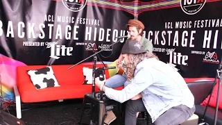 Black Pistol Fire LIVE Backstage at Austin City Limits Music Festival 2019