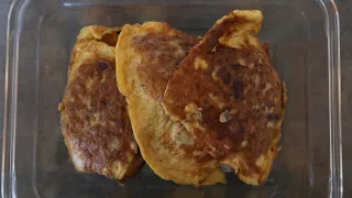 Low Carb High Protein Pancakes With Meat Breakfast Recipe