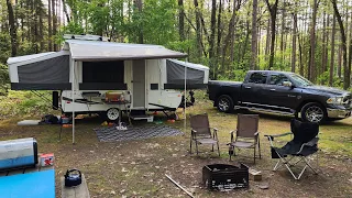 May long weekend camping in my Pop-up Camper