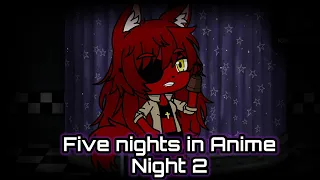 Five nights in Anime предыстория Шидо эпизод второй (старый друг)