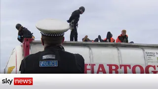 'Just Stop Oil' activists glue their hands to roads and tankers in protest