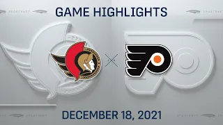 NHL Highlights | Senators vs. Flyers - Dec 18, 2021