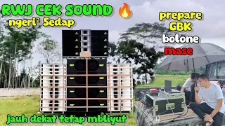 JOSS NGERI🔥 Amunisi terbaru RWJ AUDIO • CEK SOUND persiapan berangkat ke GBK Jakarta