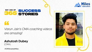 US CMA  Ashutosh Dubey | Day 236 | 365 days, 365 success stories # Season2