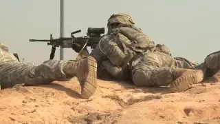 Task Force 1-28 Holds First Live Fire Training Exercise On Fort Benning