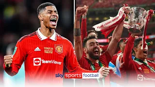 "I'm BUZZING!" 🔥 | Marcus Rashford reflects on Man Utd's first trophy under ten Hag