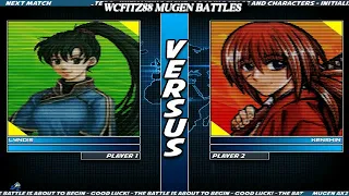 WCFITZ88 MUGEN Battles | Lyndis vs Kenshin Himura