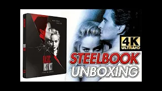 BASIC INSTINCT 🔥 STEELBOOK UNBOXING - 4K UHD / BLU-RAY + LIVRET